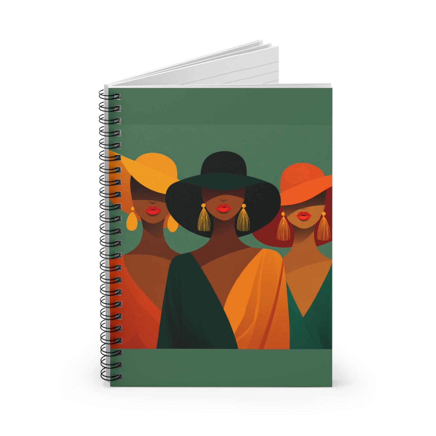 Golden Elegance Spiral Notebook – Luxe Essence Edition