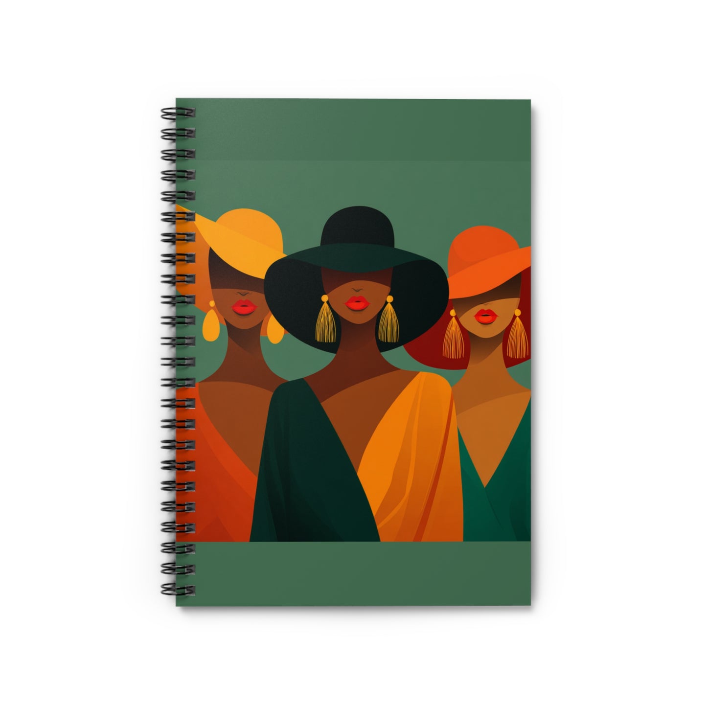 Golden Elegance Spiral Notebook – Luxe Essence Edition