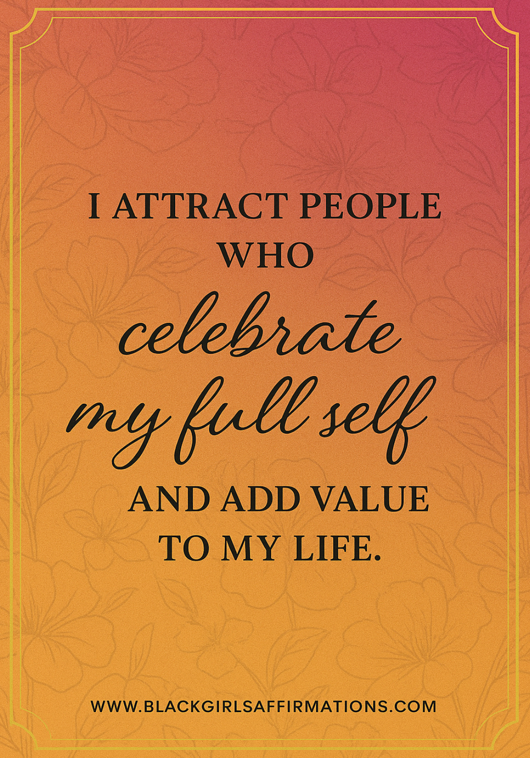 Black Girl Affirmations Card Deck: Daily Self-Love in Your Hands (Digital Download)
