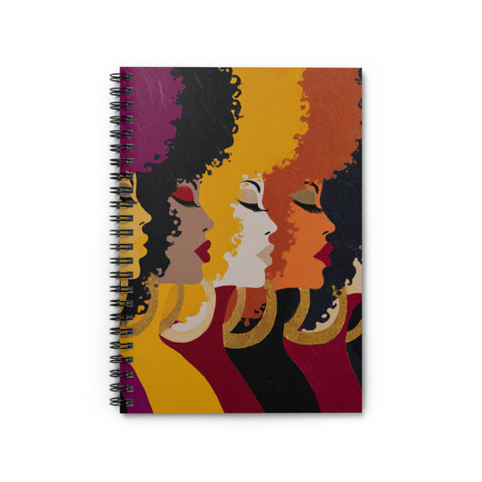Afro Majesty Spiral Notebook – Bold Empowerment Edition