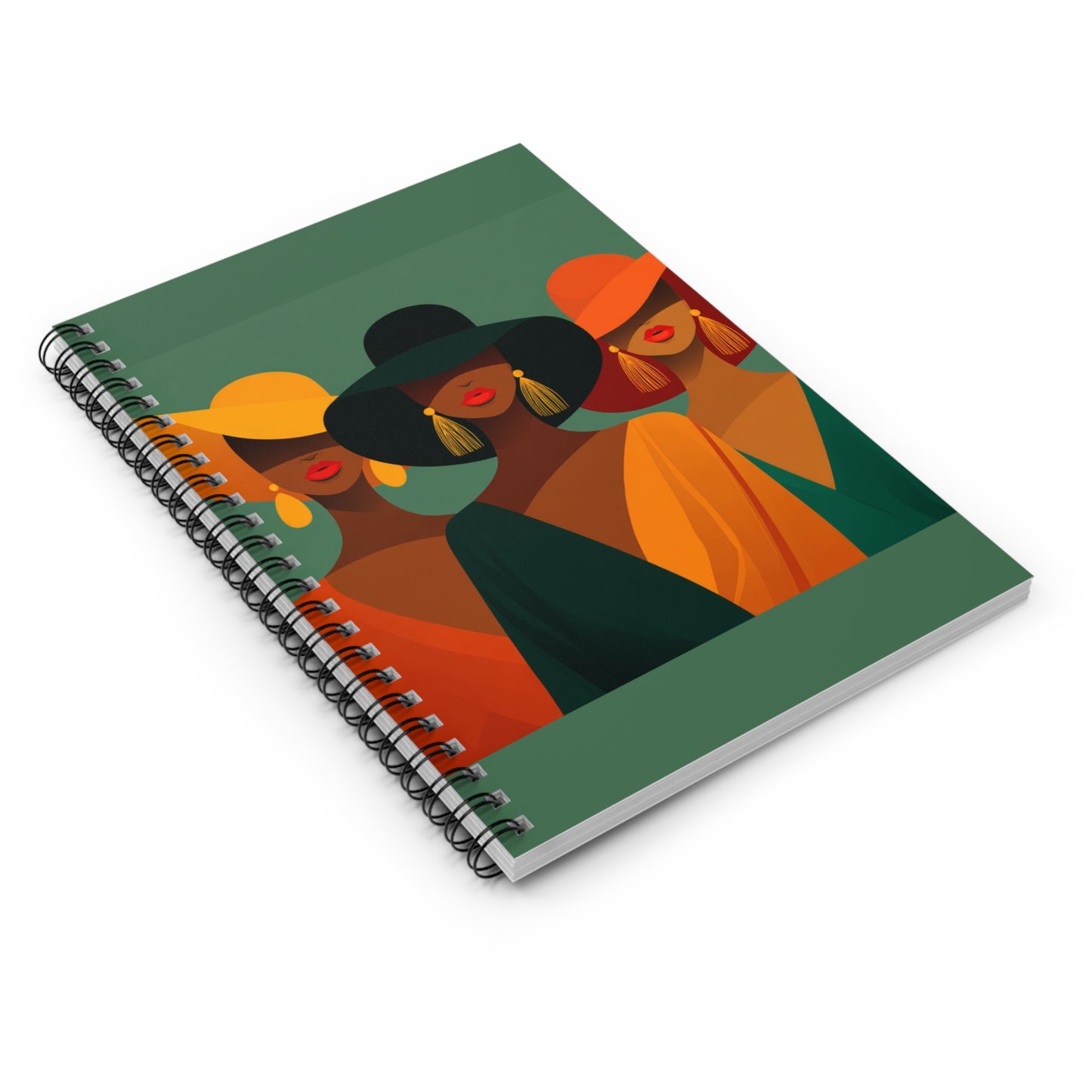 Golden Elegance Spiral Notebook – Luxe Essence Edition