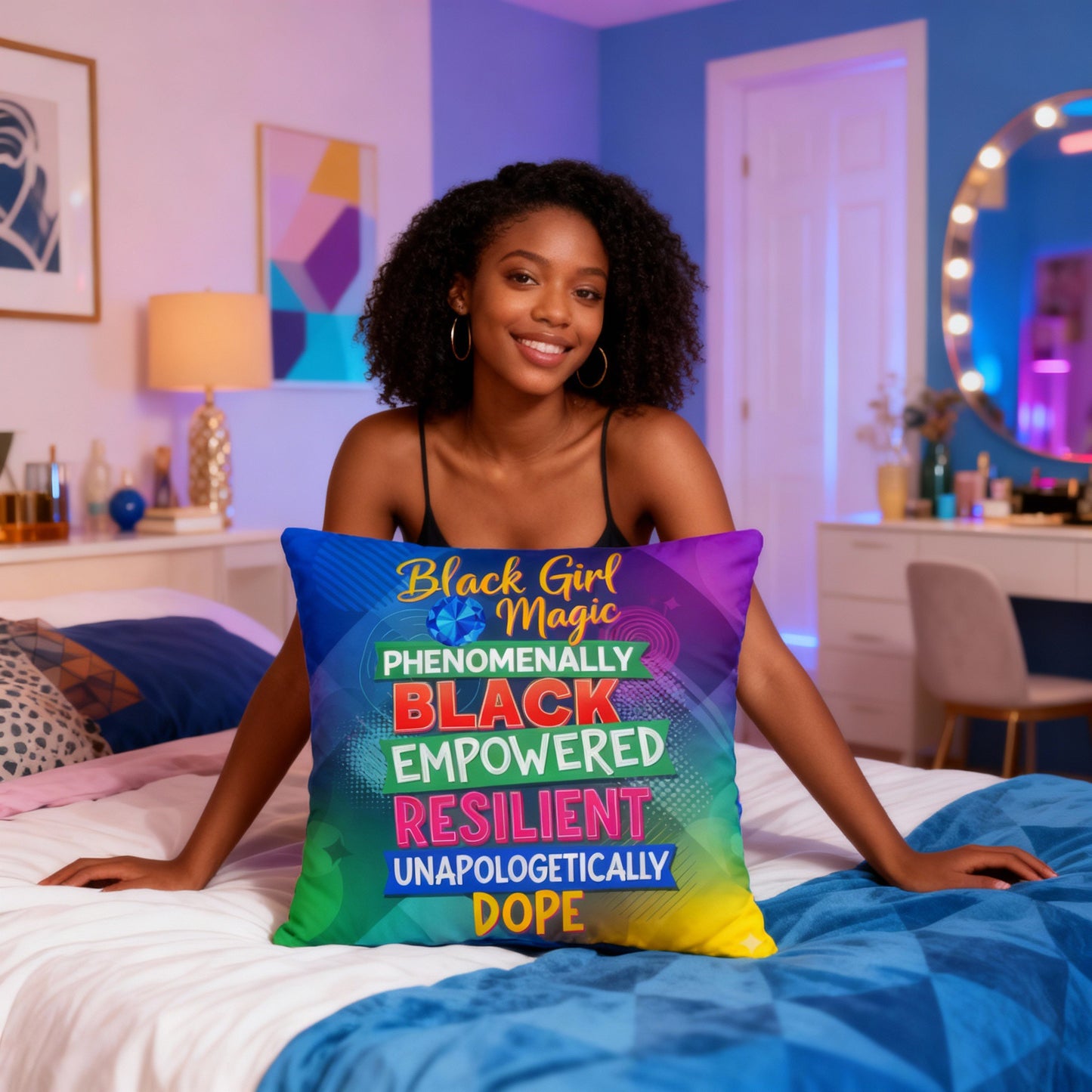 Unapologetically Dope Throw Pillow